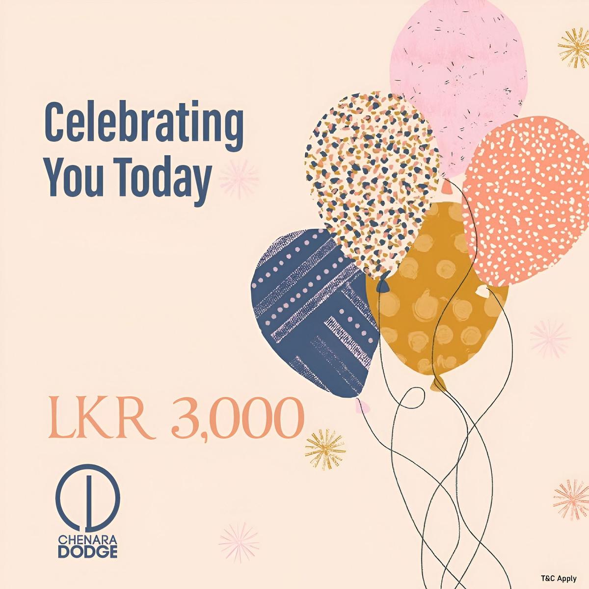 CD E-VOUCHER FOR BIRTHDAYS